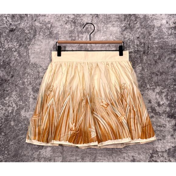 Salvatore Ferragamo Dresses & Skirts - Vintage Salvatore Ferragamo Skirt 42 / US 6 Womens Butterfly Cotton Cross Wrap